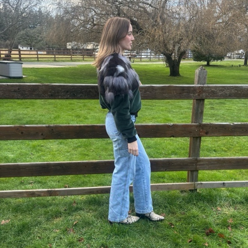 Noisy May faux fur jacket - Picture 3 of 9